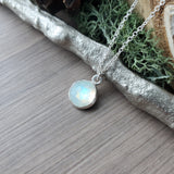 Moonstone Necklace, Faceted