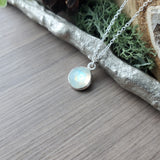 Moonstone Necklace, Faceted