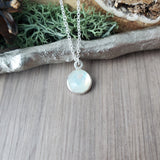 Moonstone Necklace, Faceted