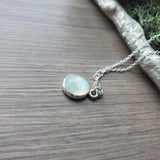 Moonstone Necklace, Faceted