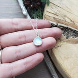 Moonstone Necklace, Faceted