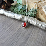 Garnet Necklace, Faceted