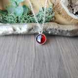 Garnet Necklace, Faceted