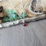 Garnet Necklace, Faceted