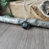 Golden Sheen Obsidian Necklace