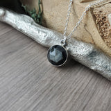 Golden Sheen Obsidian Necklace