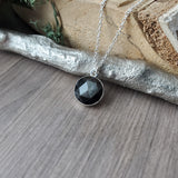 Golden Sheen Obsidian Necklace