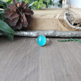 Paraiba Chalcedony Ring, Smooth Oval, 12x10