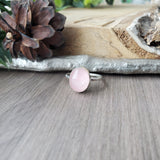 Rose Quartz Ring, Oval