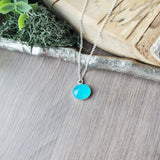 Aqua Chalcedony Necklace