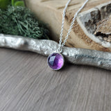 Amethyst Necklace, Circle