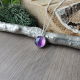 Amethyst Necklace, Circle