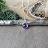 Amethyst Necklace, Circle