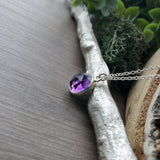 Amethyst Necklace, Circle