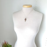 Lattice Sunstone Necklace, Bee