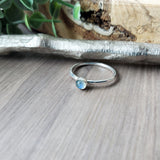 Labradorite Ring, 4mm