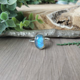 Labradorite Ring, Oval