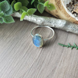 Labradorite Ring, Oval