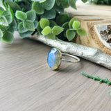 Labradorite Ring, Oval