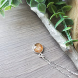 Gold Moonstone Necklace