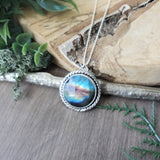 Rainbow Labradorite Necklace, Northern Lights