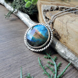 Rainbow Labradorite Necklace, Northern Lights