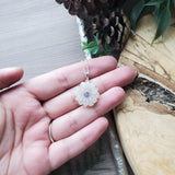 Moonstone Flower Necklace