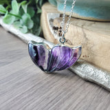 Fluorite Butterfly Necklace