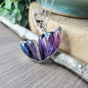 Fluorite Butterfly Necklace