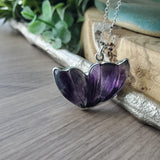 Fluorite Butterfly Necklace