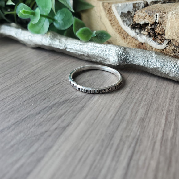 Stacking Ring, Rough Finish