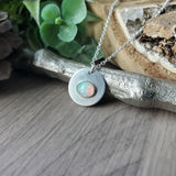 Opal Necklace, Crystal Pipe Opal