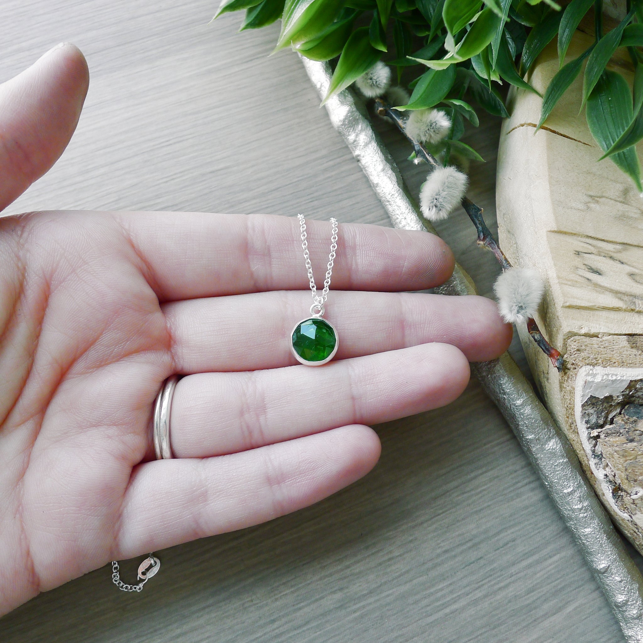 Chrome on sale diopside necklace