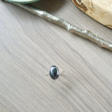 Hematite Ring, Smooth Oval, Large